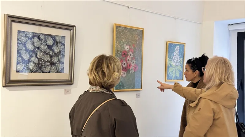 Wystawa marmurkowania 