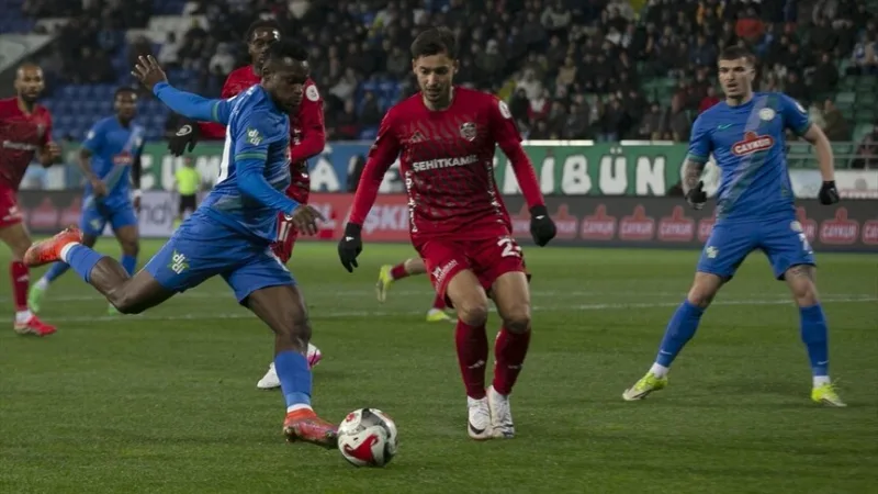 차이쿠르 리제스포르가 홈에서 가자안테프 FK를 2-1로 꺾었다