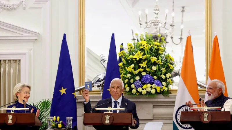 המכסים של טראמפ מקרבים בין האיחוד האירופי להודו בחיפוש אחר שותפויות חדשות