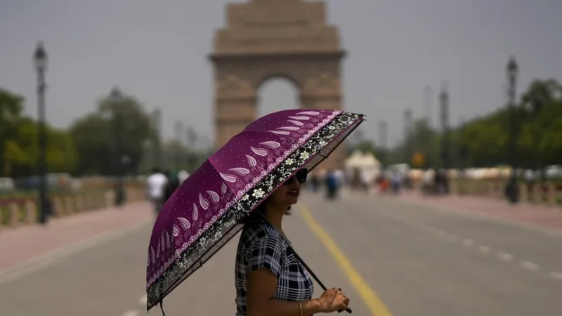 Een groot deel van India heeft te maken met hoge temperaturen